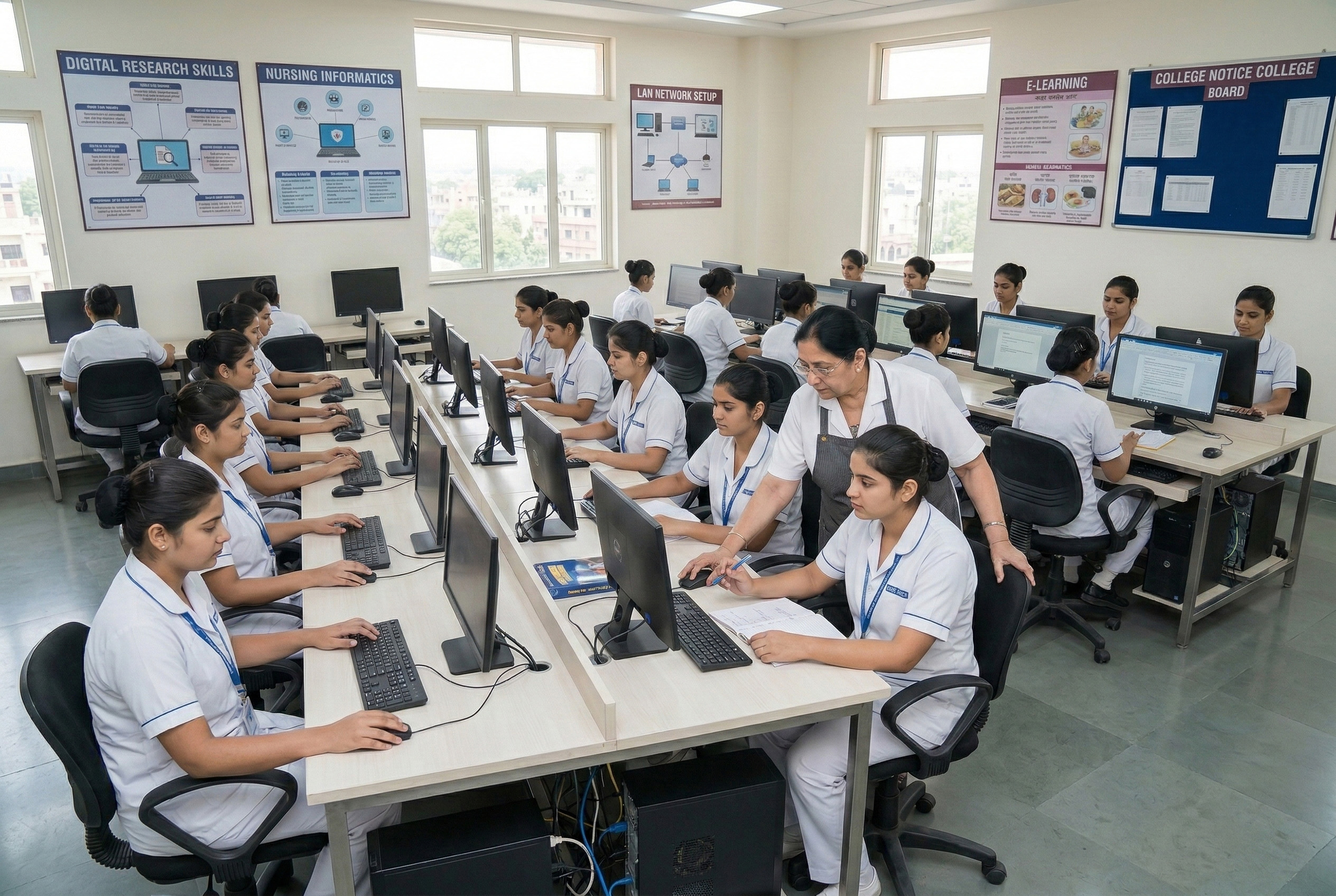 Computer Lab Students
