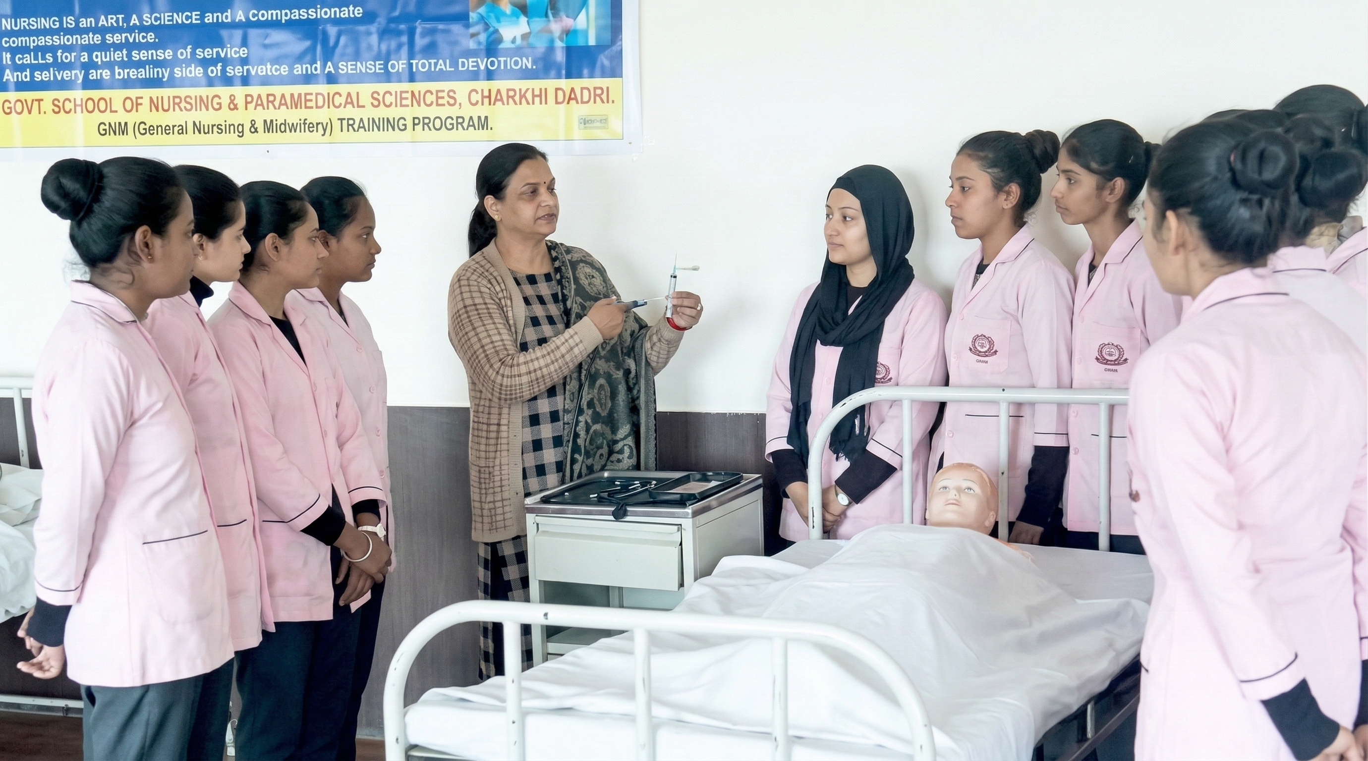 Nursing Foundation Lab Students